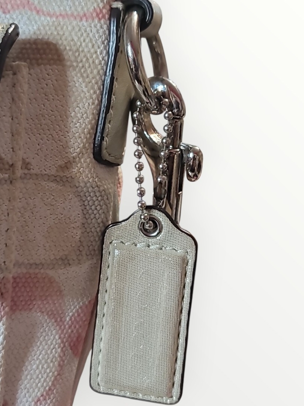 COACH Ashley Pastel/Silver Swing Pack w/Sequins EUC - Picture 4 of 7